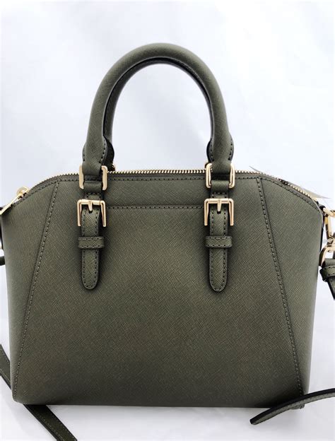 dark green mk bag|michael kors olive green handbag.